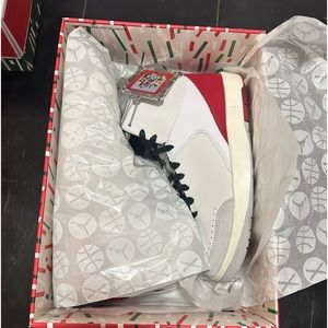 Nina Chanel Abney Red High Top Air Jordans